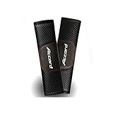 AUTO-P Customization Carbon Fiber Seat Belt Cover Shoulder Pad Cushion for Honda Accord (2 pcs)