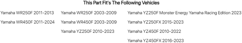 Tusk Engine Kill Switch - Fits: Yamaha YZ250F 2010-2019