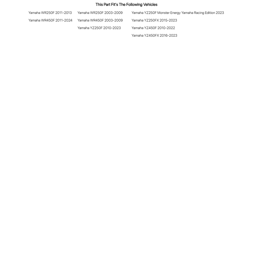 Tusk Engine Kill Switch for Yamaha YZ250F 2010-2023