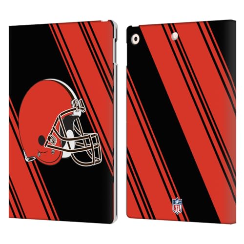 Étui en cuir iPad 10.2 sous licence NFL Cleveland Browns finition premium
