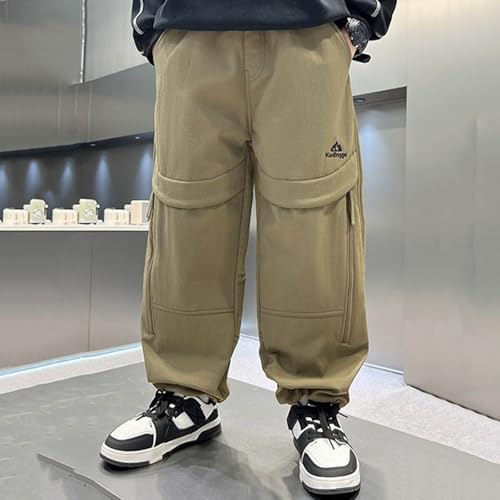 Pantalones cargo niño para juegos en el exterior y senderismo de otoño 2