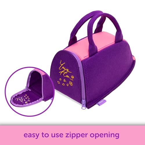 Image of oliso Yaya Han x Mini Iron Carry Bag for M2Pro and M3Pro | Polyester Felt Travel Case, Quilting Retreat Storage, Compact Sewing Accessories, Heavy-Duty Zipper