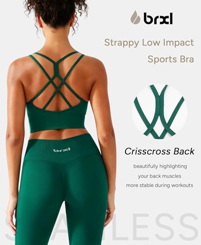 Image of BRXL Sports Bras for Women Crisscross Back Workout Gym Sport Bra