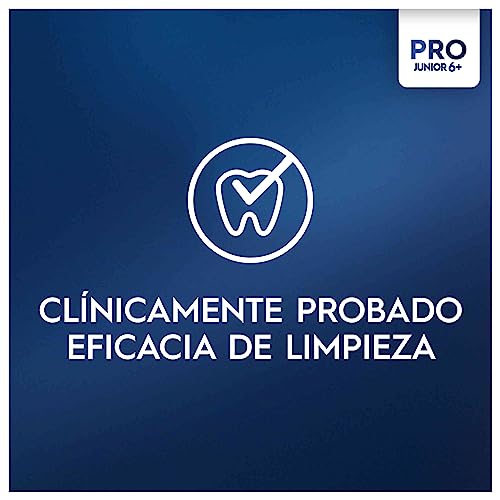 Oral-B Pro Junior Cepillo De Dientes Eléctrico, 1 Mango Morado, 1 Cabezal, Diseñado Por Braun, Apto Para Niños Mayores De 6 Años