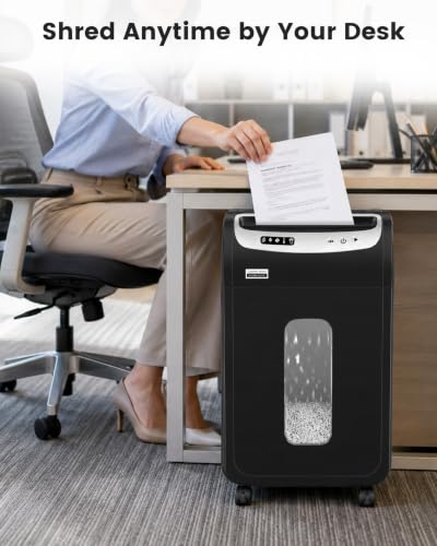 Image of Vidateco 17 Sheet Paper Shredder for Home Office