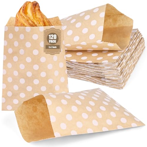 VGOODALL Flat Kraft Bags 5x7