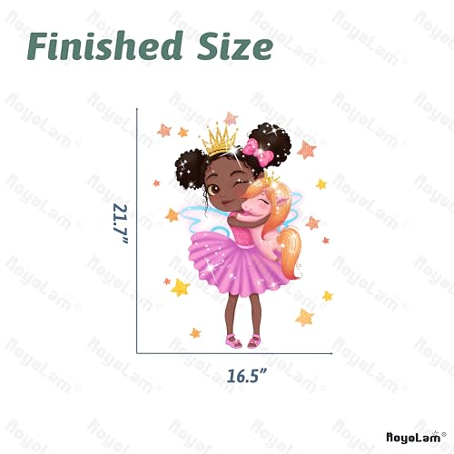 Vinilo Decorativo Little Princess Hug A Baby Horse miniatura 5