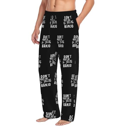 Don't Make Me Get My Banjo Men's pajama pants2