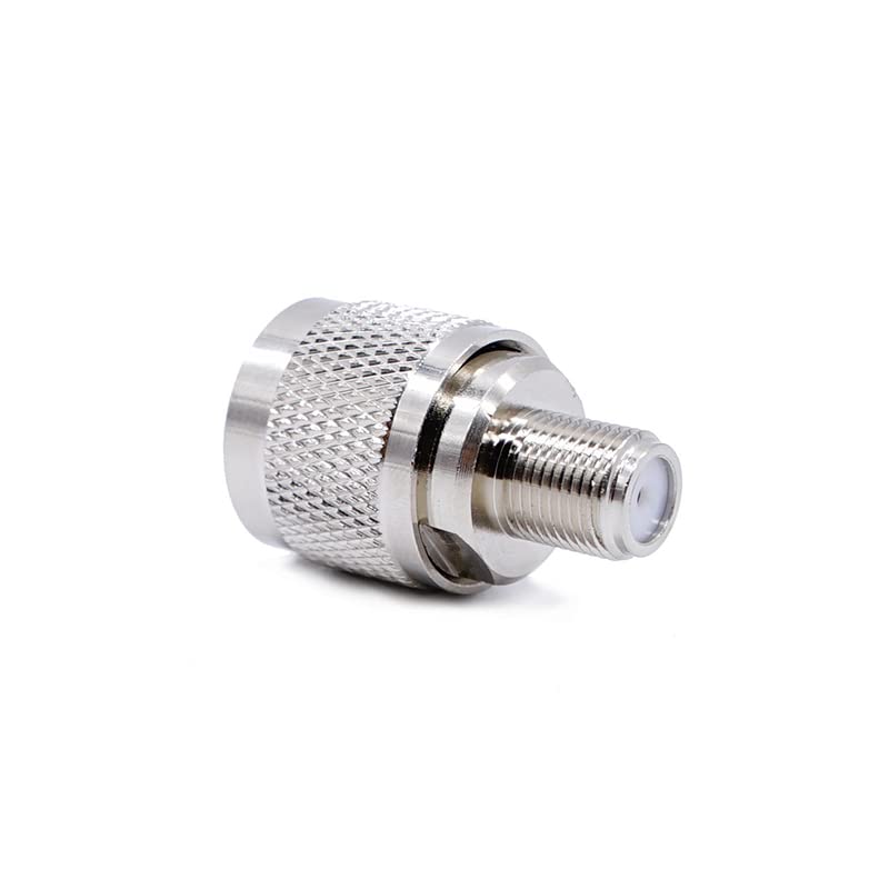 2 pz tipo F a TV IEC spina maschio a 90 gradi e Jack femmina adattatore