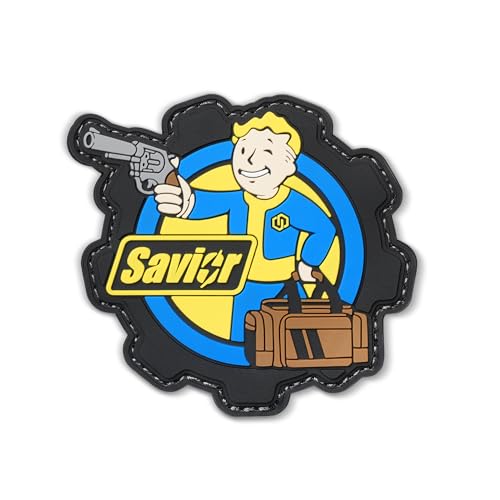 Savior Equipment Tactical Blonde Guy PVC Morale Patch w/Hook & Loop Panel, Funny Meme Patches for Military Army Backpack Duffle Bag Gear Attachment, 1-Pack