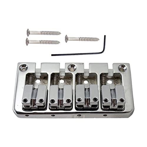 Chevalet réglable guitare basse électrique 4 cordes pièce détachable zinc