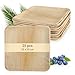 25 Waipur Piatti in Foglia di Palma Ecologici - Piatti Naturali 25 x 25 cm - Materiale in Foglia di Palma - Stoviglie Monouso Compostabili e Resistenti per Feste, Matrimoni, Barbecue, Picnic immagine