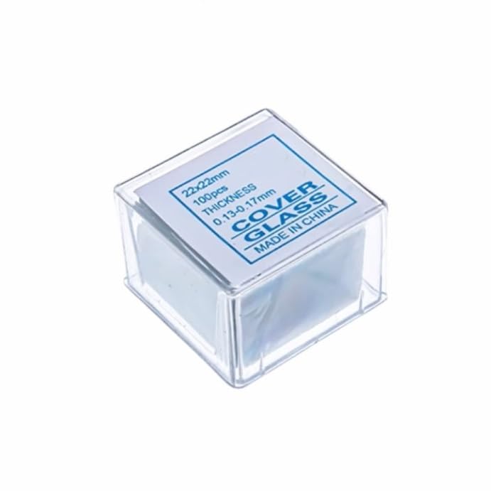 Lamelles de microscope, lames de verre carrées, 18 x 18 mm, 20 x 20 mm, 22 x 22 mm, 24 x 24 mm, 24 x 32 mm, 24 x 40 mm, 100 pièces(24 x 40 mm 100 Pcs)