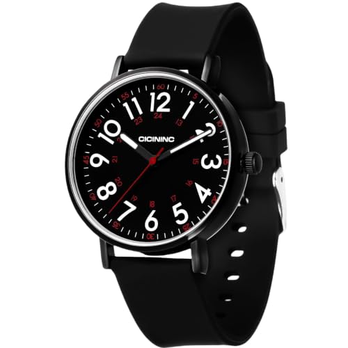 cicininc Watch with Second Hand for Nursing Women | Analog | Military Time