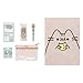 Grupo Erik - Set de Papeterie Pusheen Foodie Collection & Erik® Carnet de notes Pusheen, Couverture en Peluche | Bullet Journal | Notebook | Bullet Agenda | Carnet Pointillé Format A5