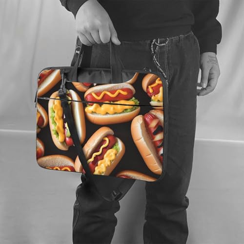 Fun Food Hot Dogs Maletín para Laptop 14 pulgadas miniatura 2