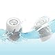 Hama 2in1 Bluetooth-Lautsprecher-Set Twin 3.0 wasserdicht 30W (teilbares Speaker-Set kabellos, 2 tragbare Bluetooth-Boxen, schwimmende Musikbox wasserfest IP67, 10h Akku, True Wireless Stereo) weiß