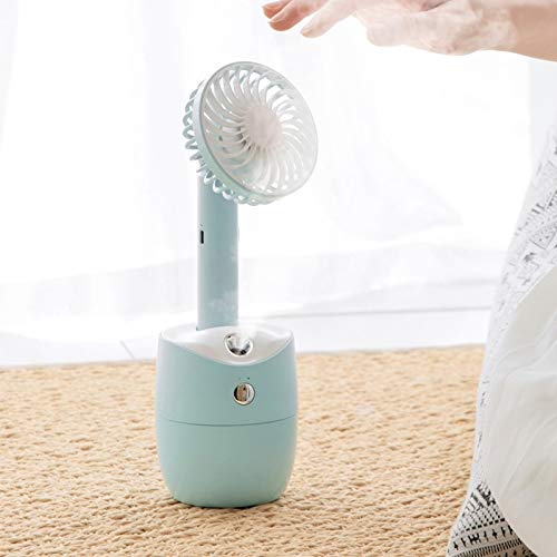 Mini fan Mia LLD-21 3.2-5.2W Splittable Shakeable 3-speed Control Cool Handheld Fan with Humidifier + Charging + Storage Integrated Base, Water Tank Capacity: 300ml(Black) New style in 2020