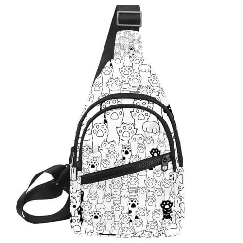 Bolso bandolera de verano Tropical Leaf de estilo mochila cruzada