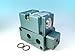 MAC VALVES INC 6114B-RA Side and Bottom Ports, 25-150 PSI, 4 Way, Solenoid Valve, Single Operator, Manifold MOUNTING, Remote AIR Pilot, 2 Position