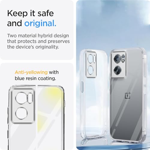 Image of Jkobi Back Cover for OnePlus Nord CE 2 5G (Silicone Clear Shockproof Case with Camera Protection | Soft and Flexible | Transparent)