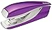 Produktbild Leitz Heftgerät, 30 Blatt Flachheftung, Tacker aus Metall mit Kunststoffelementen, Inkl. 200 Heftklammern, WOW Serie, Violett, 55021062