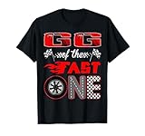 GG Of The Fast One Primer Cumpleaños Familia de coches de carreras Camiseta
