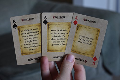 Conversation Starters Fire-Side Chats By Walden Sparking Great Conversation Around The Fire - Standard Playing Cards For All Card Games #TOP1