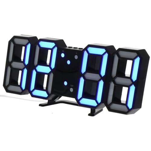 KICHOUSE 3D LED�����\���̑��@�\�f�W�^���ڊo�܂����v ���^�y�ʃi�C�g���C�g�N���b�N �ƒ�p�I�t�B�X�������x�\���Ή�