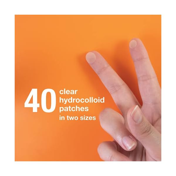 PanOxyl PM Overnight Spot Patches, Advanced Hydrocolloid Healing Technology, Fragrance Free, 40 Count Pack of 1