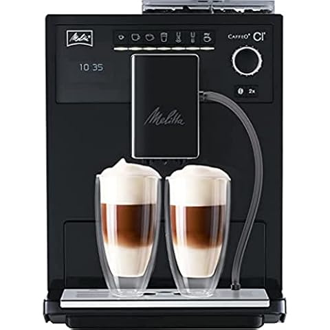 Melitta Caffeo CI E970-003 - Cafetera automática con recipiente para leche y doble cámara Cover