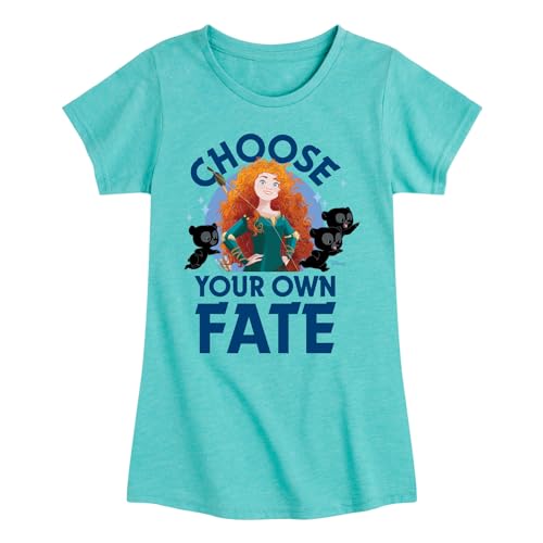 Disney Princess - Merida Choose Your Own Fate - Girls Fitted Short Sleeve T-Shirt