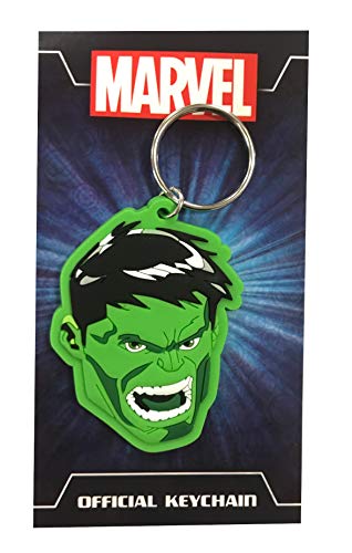 Marvel Hulk Rubber Keychain - N/A - One Size