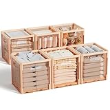 HAIXIN Clear Storage Cube Bins - 6 Pack 10.5 inch Foldable Storage Cubby Bins Open Home Storage Boxes Plastic Storage Containers for Bedroom...