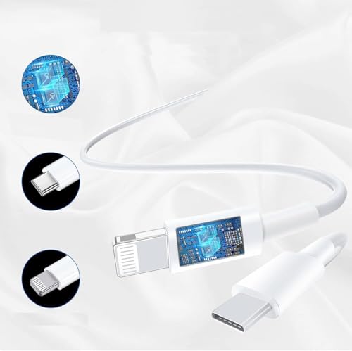 Image of APFEN 10 Feet Type C to Lightning Fast Charging Cable Compatible with iPhone 14 /14 Pro / 14 Pro Max / 13 /13 Pro / 13 Pro Max / 12 /11 /XR /XS /X /8 Series.