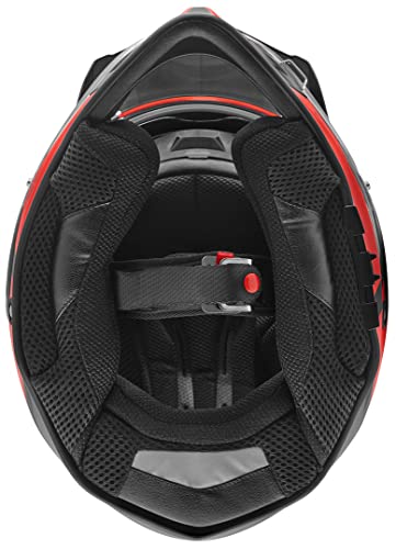 Bogotto V331 Pro Tour Casco Enduro (Red,XS)