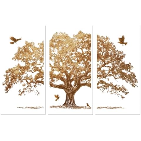 Peacoblue Gold Foil Tree Rub On Transfers Cover