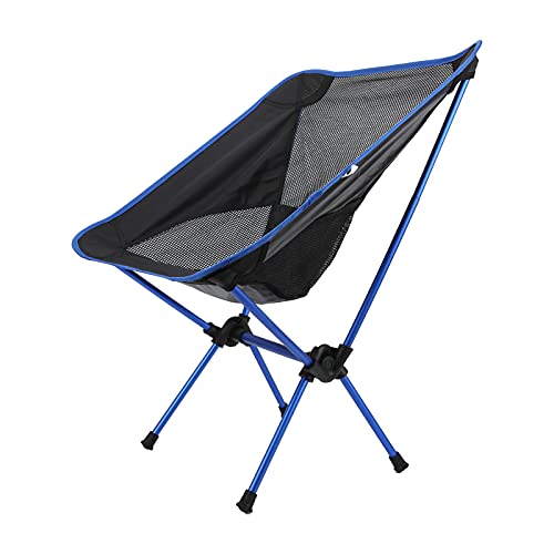 Chaise extérieure pliante en aluminium bleu roi Pilipane
