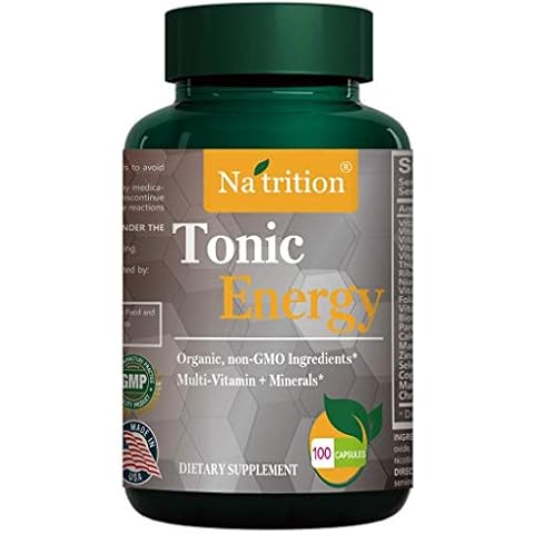 Na'trition Tonic Energy MultiVitamin Capsules - 100 vaggie Capsules Cover