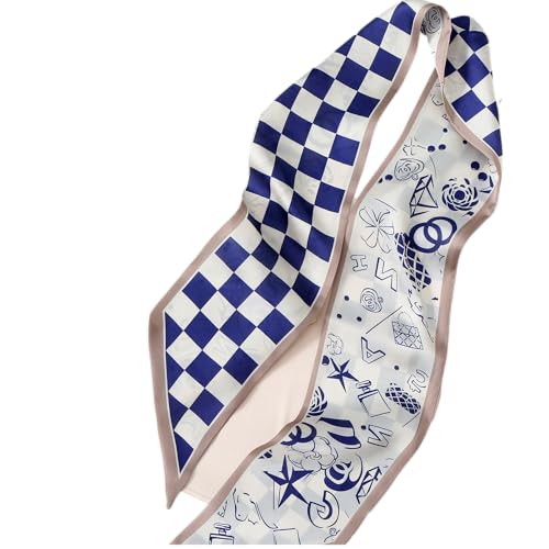 Image of CorssKulture Lightweight Satin Ribbon Scarf for Women's 150 x 15 cm | Silky Soft Scarf Perfect for Gifting