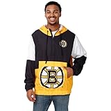 FOCO Boston Bruins NHL Mens Warm-Up Windbreaker - L