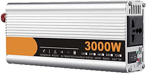 Convertisseur de tension pure sinus 3000W 12V pour le camping-car