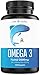 Produktbild Omega 3 Kapseln - Hochdosiert Fischöl 2000mg mit 1000mg EPA & 500mg DHA pro Tagesdosis - Hohe Stärke - Frei von Gentechnik und Gluten - Hergestellt in Deutschland - 100 Kapseln