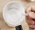 HULPPRE Automatic Self-Stirring Coffee Mug with Smart Temperature Control,400ml 316 Stainless Steel Electric Mixing Cup with Lip,Type-C Rechargeable,One-Touch Stirring for Coffee,Milk，Protein Powder