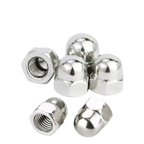 DIN1587 304XeX|ZpLbvibgh[ibgpM3 M4 M5 M6 M8 M10 M12 M14 M16X^fBOdグxbgibgp(M4x50pcs)