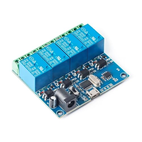 Relais USB 5V LCUS-4 commutateur domotique PC pour contrôle relais 4 voies port BSG