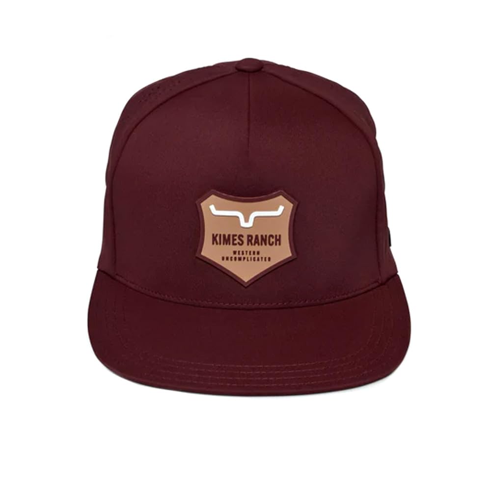Kimes Ranch Unisex Burgundy Vista Trucker Hat By One Size