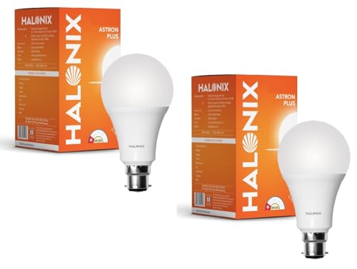 Image of Halonix 25W LED Light Bulb | White (6500K) |Energy Efficient| 4kv Surge Protection | High Lumens Per Watt | Pack of 2