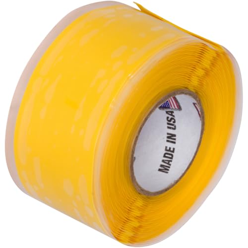 Image of Tommy Tape Self-Fusing Silicone Repair Tape 1 in x 10 ft Yellow