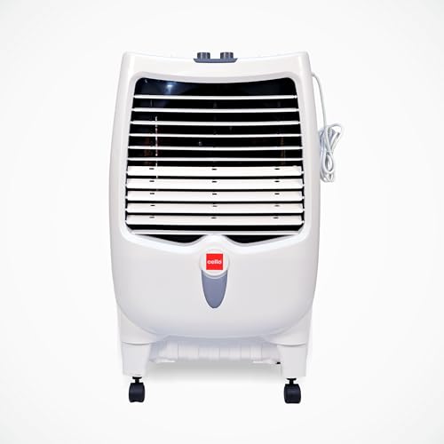 Image of CELLO Gem 35 Litres Heavy Duty Vertical Commercial Air Cooler | High-Density Honeycomb Cooling Pads, Auto-Fill Water Technology, Powerful Air Flow | Long Life Air Cooler For Office & Personal Use